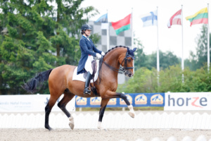 Hanna Karasiova - ARLEKINO @ Cavalor Baltic Summer Cup, 15.07.2016 © Author: Kylli Tedre / www.kyllitedre.com